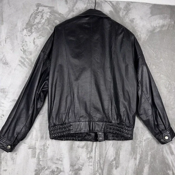 Wilsons Leather Experts Men's XLT Thinsulate 3M Heavy Zip Jacket Black‎ VTG - Picture 15 of 15